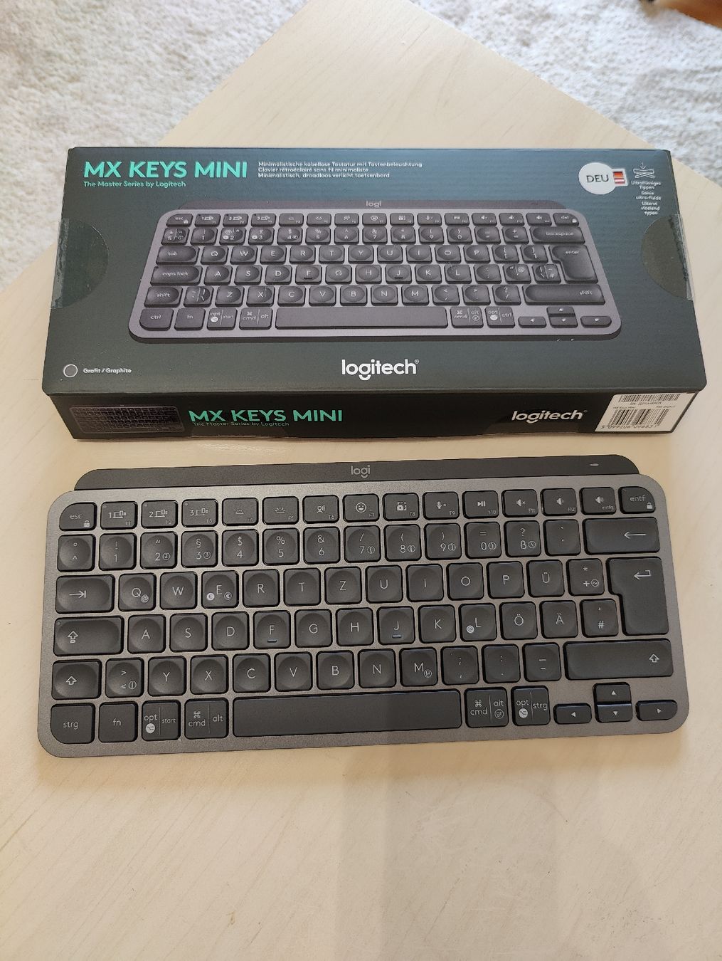 Logitech Tastaturen: Logitech MX KEYS MINI (DE) – Gebraucht aus Peseux von