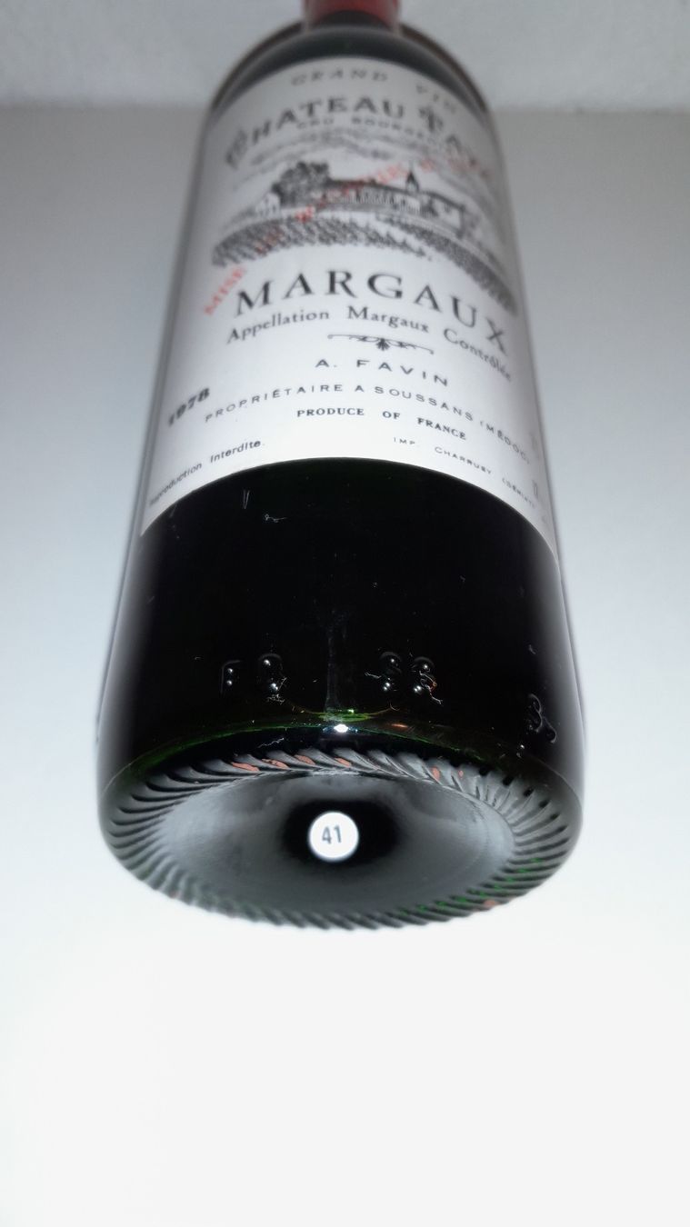 Vino: 1978 Château TAYAC Margaux 1978 – Nuovo (secondo la descrizione) da Venthône venduto da achos 3