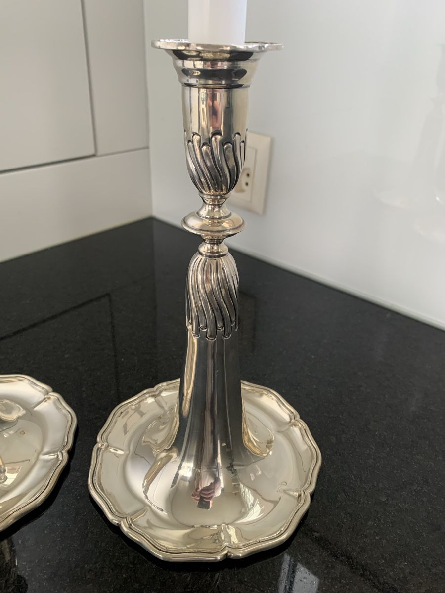 Portacandele: Kerzenständer 800 Silber – Usato da Zollikofen venduto da ausmisten_at_home 1