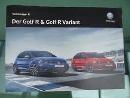 VOLKSWAGEN Golf R Katalog 2018 NEU