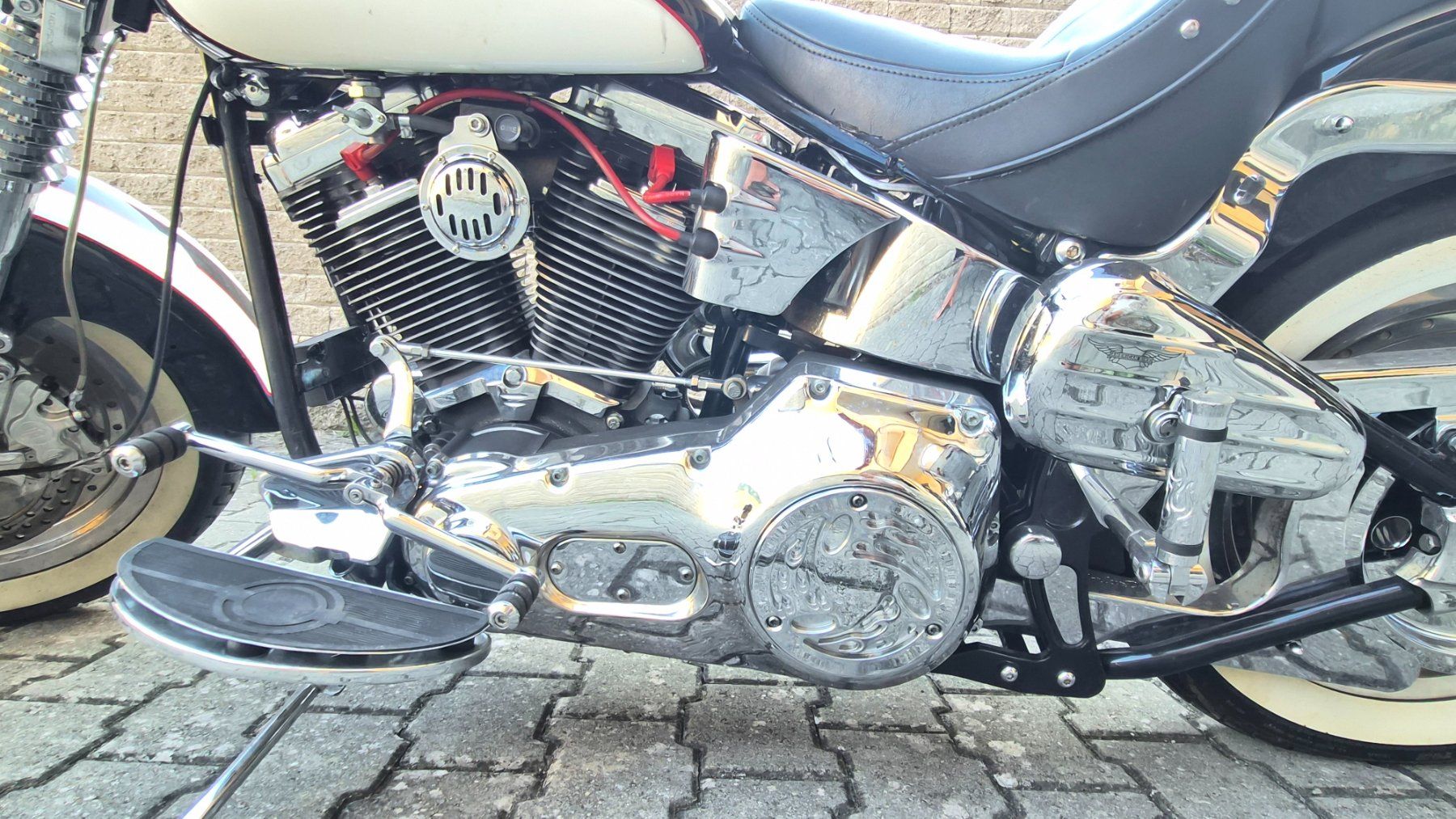 Harley-Davidson Chopper: HARLEY-DAVIDSON Fat Boy Heritage Nostalgia – Usato da bovernier venduto da audiman1 5