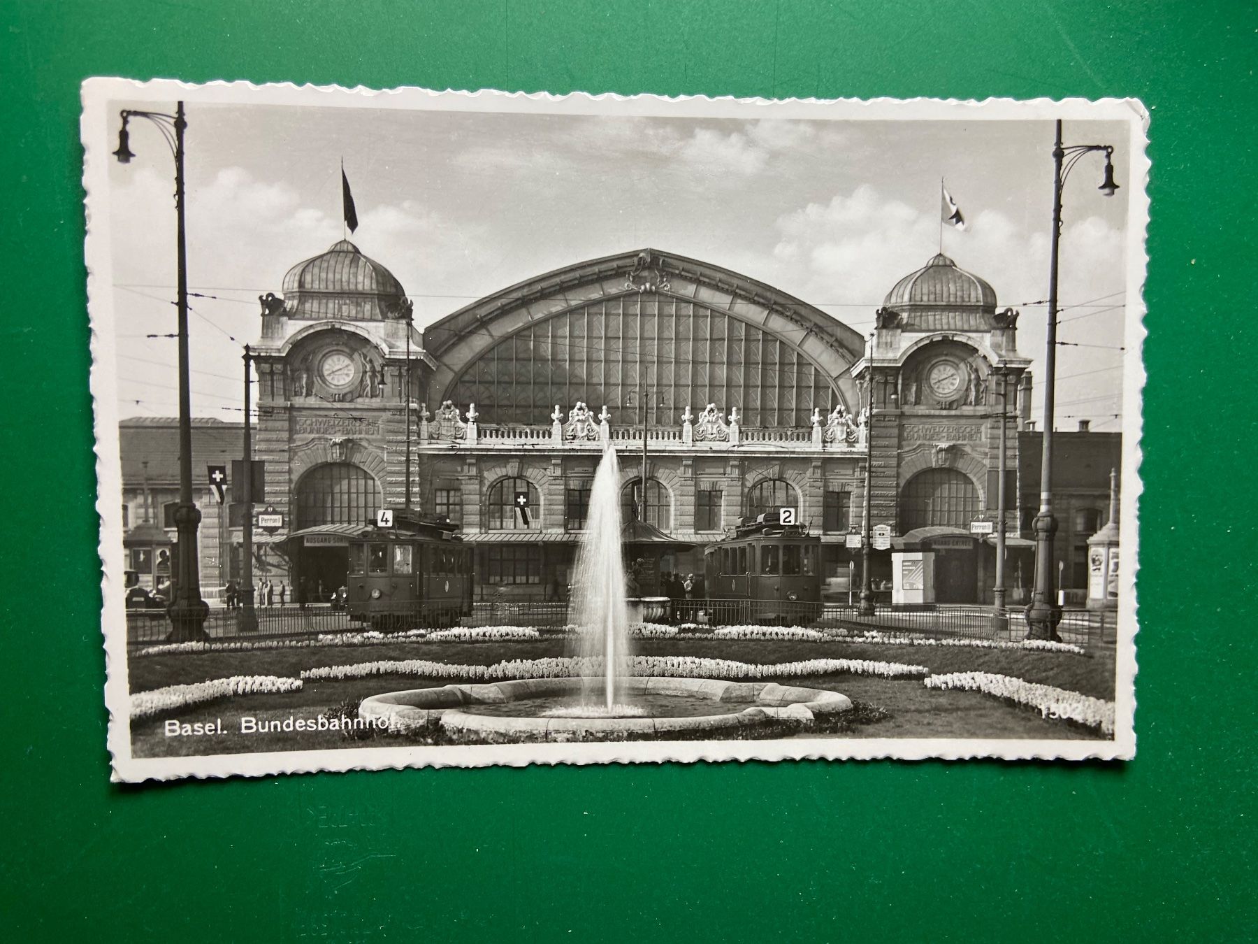 Cartes postales: Basel, Bundesbahnhof – D'occasion à Steg VS par _vinci_