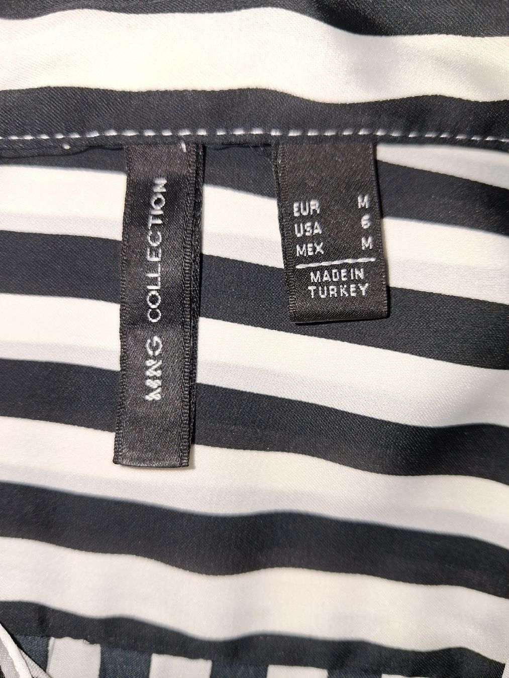 Mango Blusen: Mango Bluse Gr. M, schwarz-weiss gestreift, top Zustand – Gebraucht aus Au/ZH von Avivan 4