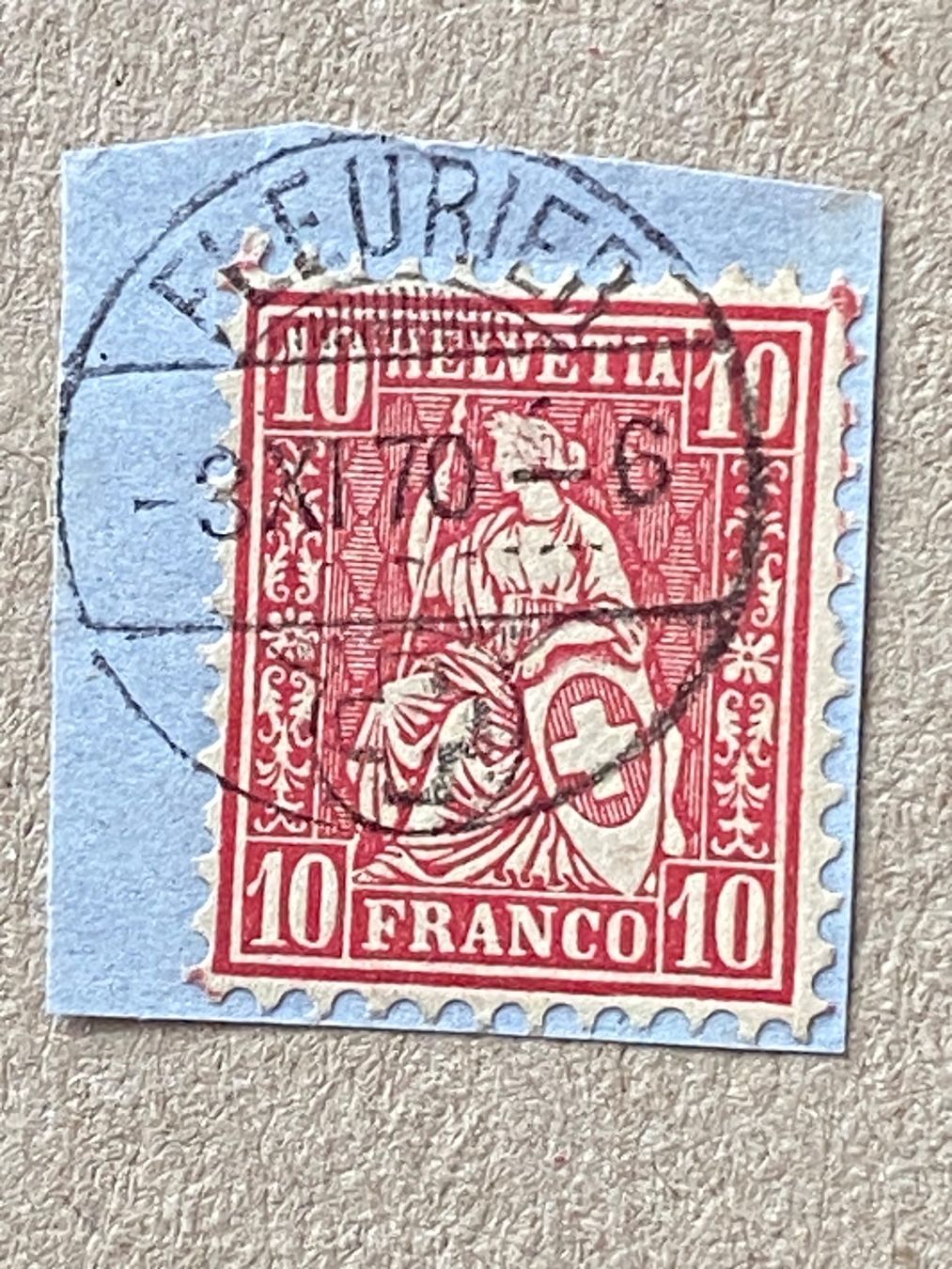 Tutti i francobolli: 38, Fleurier – Usato da Aarau venduto da hilde47