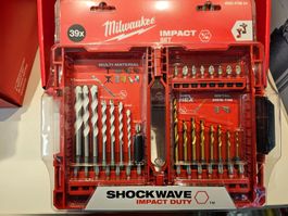 Milwaukee Shockwave Bohrer & Bits 39-tlg mit Hex Aufnahme