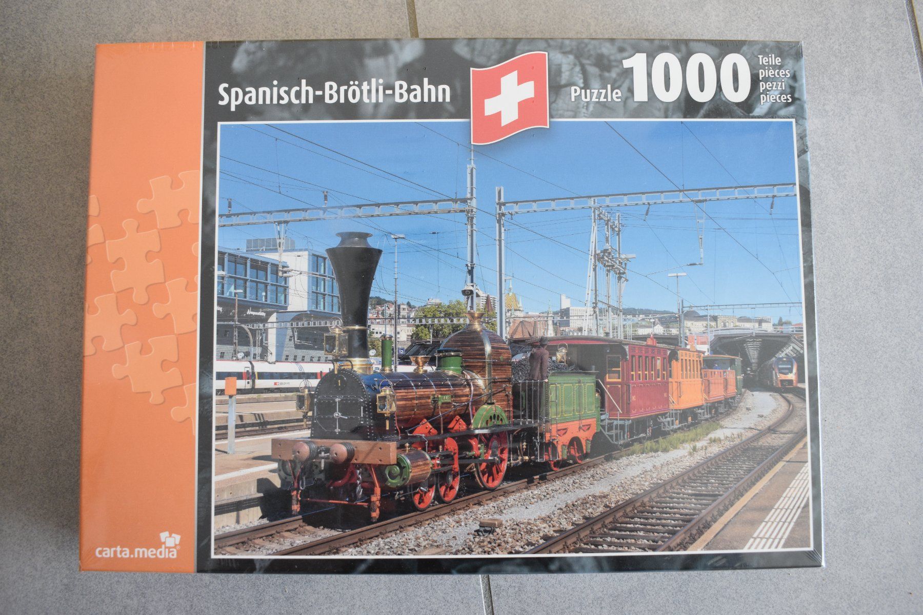 Puzzle: Spanisch-brötli-bahn puzzle 1000 Teile – Nuovo e nell'imballaggio originale da Winterthur venduto da seh_9dhc