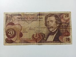 alte Banknote aus Österreich