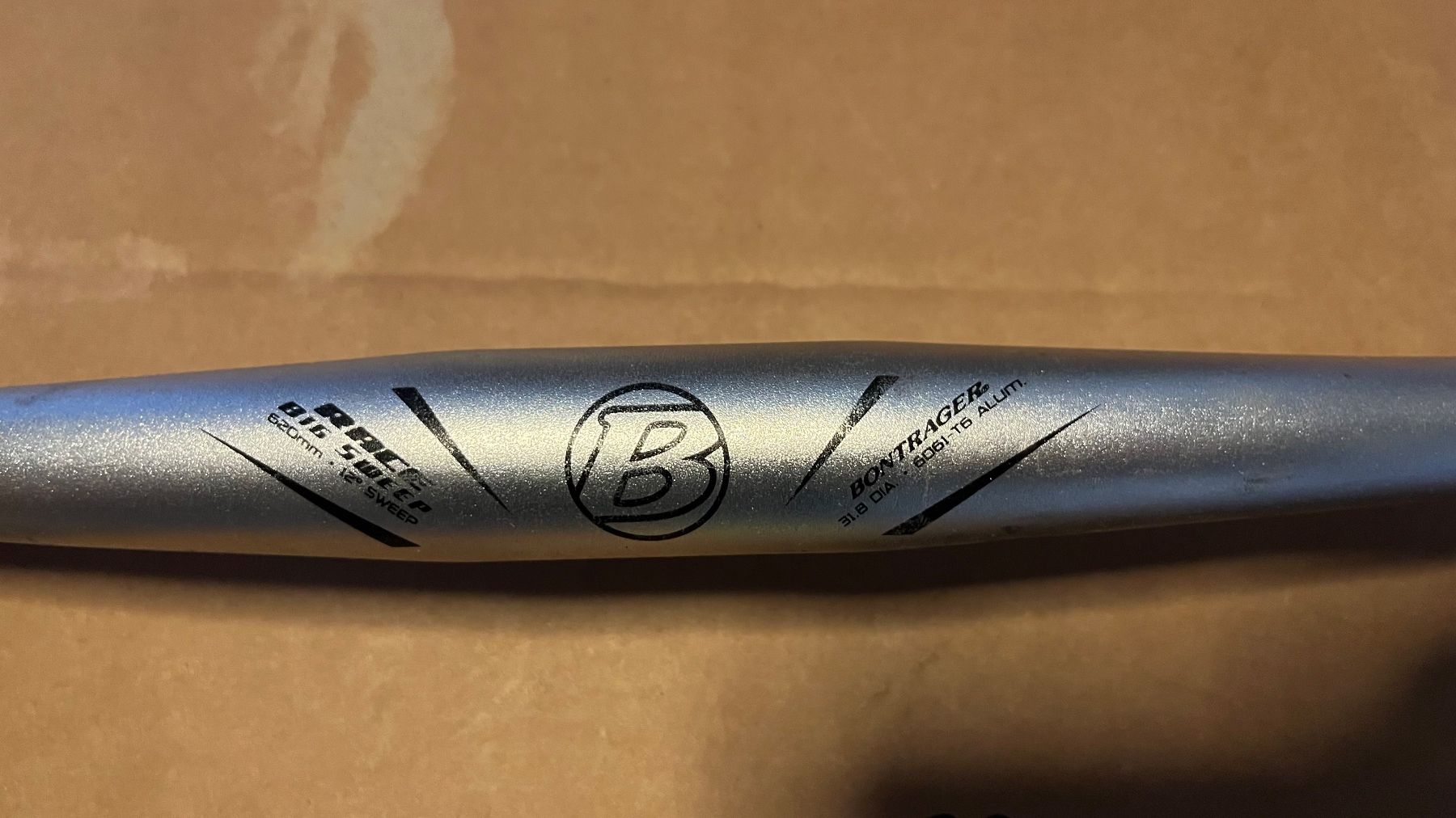 Pezzi di ricambio: Bontrager Big Sweep MTB Lenker silber 620mm – Usato da Bern venduto da Till.Z 1