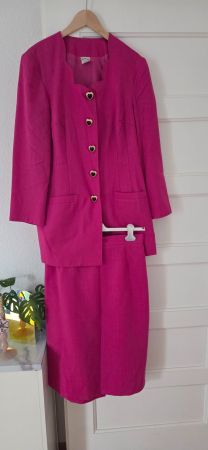 Lovely Pink Suit, Heart Buttons size M/L
