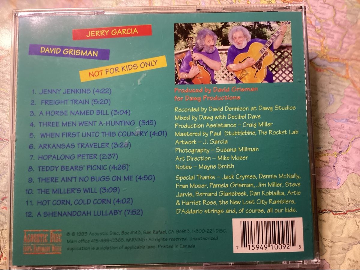 CDs: CD Jerry Garcia / David Grisman – Not For Kids Only – Gebraucht aus Reinach AG von  1