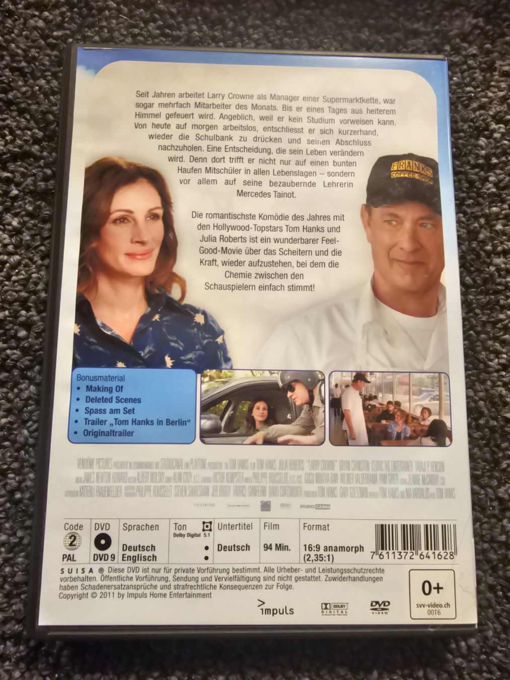 Tutti i DVDs: DVD Larry Crowne (23012) – Usato da Ruswil venduto da jan_bxl5 1
