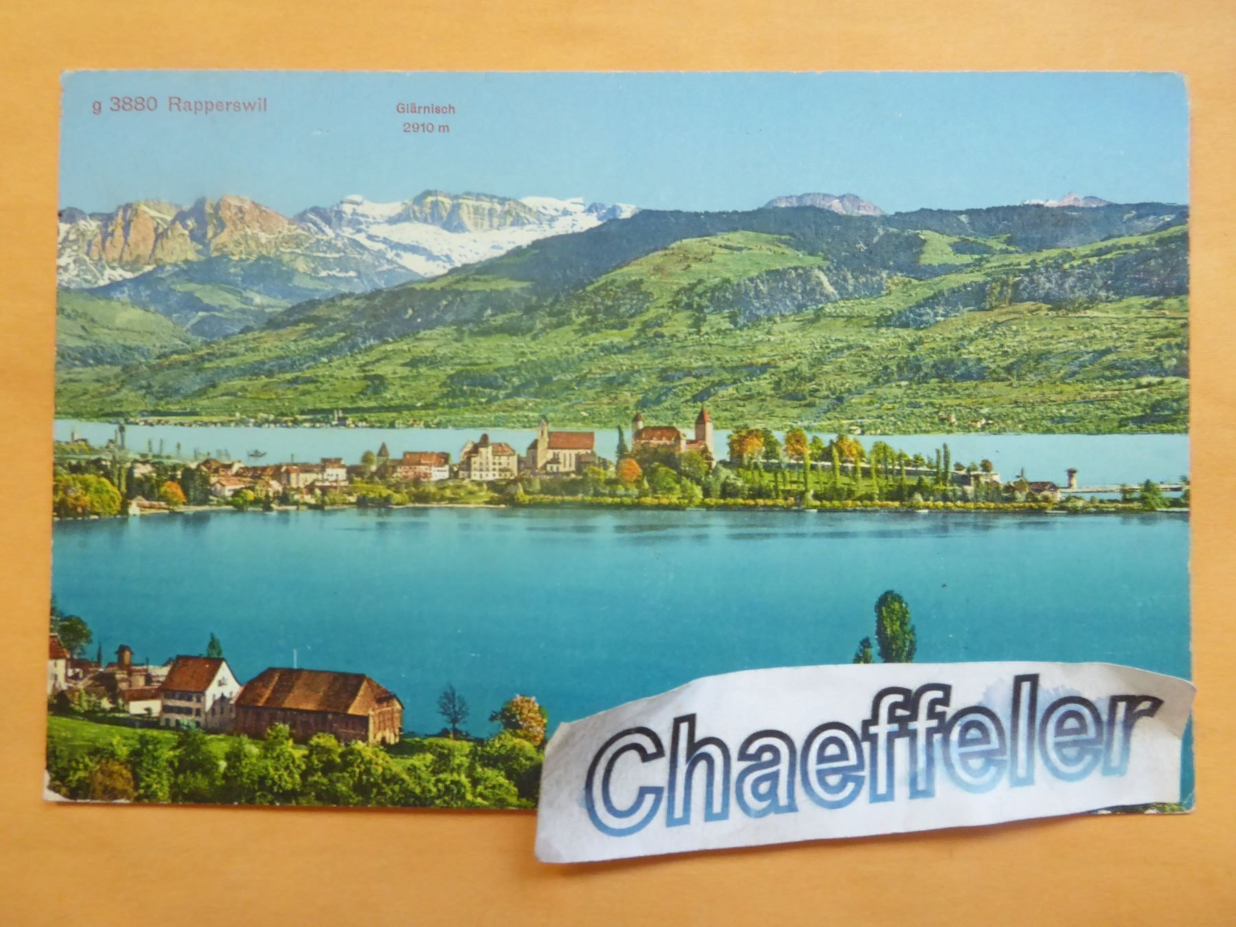 Ansichtskarten: g 3880 Rapperswil – Gebraucht aus Zürich von Chaeffeler