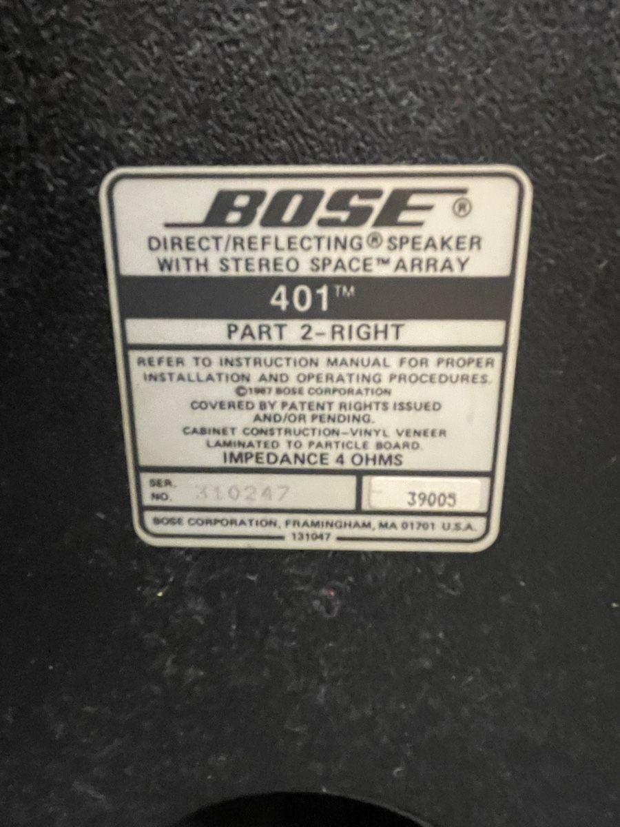 Bose Lautsprecher: Bose 401 – Gebraucht aus Orbe von i.sestito 6