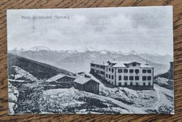 Hotel Wildstrubel, Poststempel: Gemmi-Passhöhe 1907
