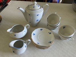 Servizio da tè fiori azzurri (marche diverse)
