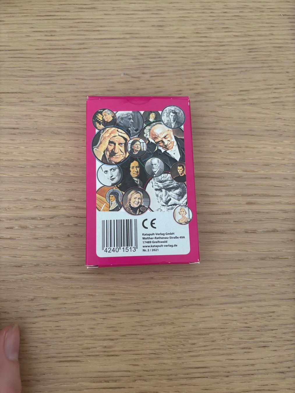 Giochi: Philosophen Quartett 2, Die Unterschätzten und Luhmann – Nuovo e nell'imballaggio originale da Chur venduto da mojobox 1