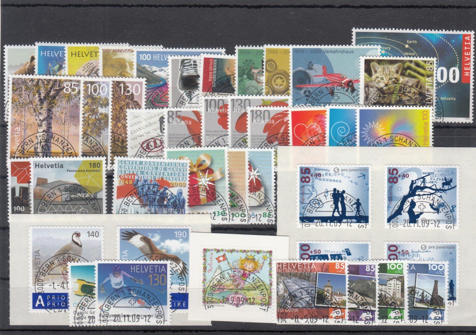 Tutti i francobolli: CH Ausgaben 2009 mit ET – Usato da Bürglen TG venduto da StampGraf