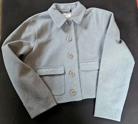 JDY Kurzjacke, hellgrau, Grösse M, perfekt für den Frühling