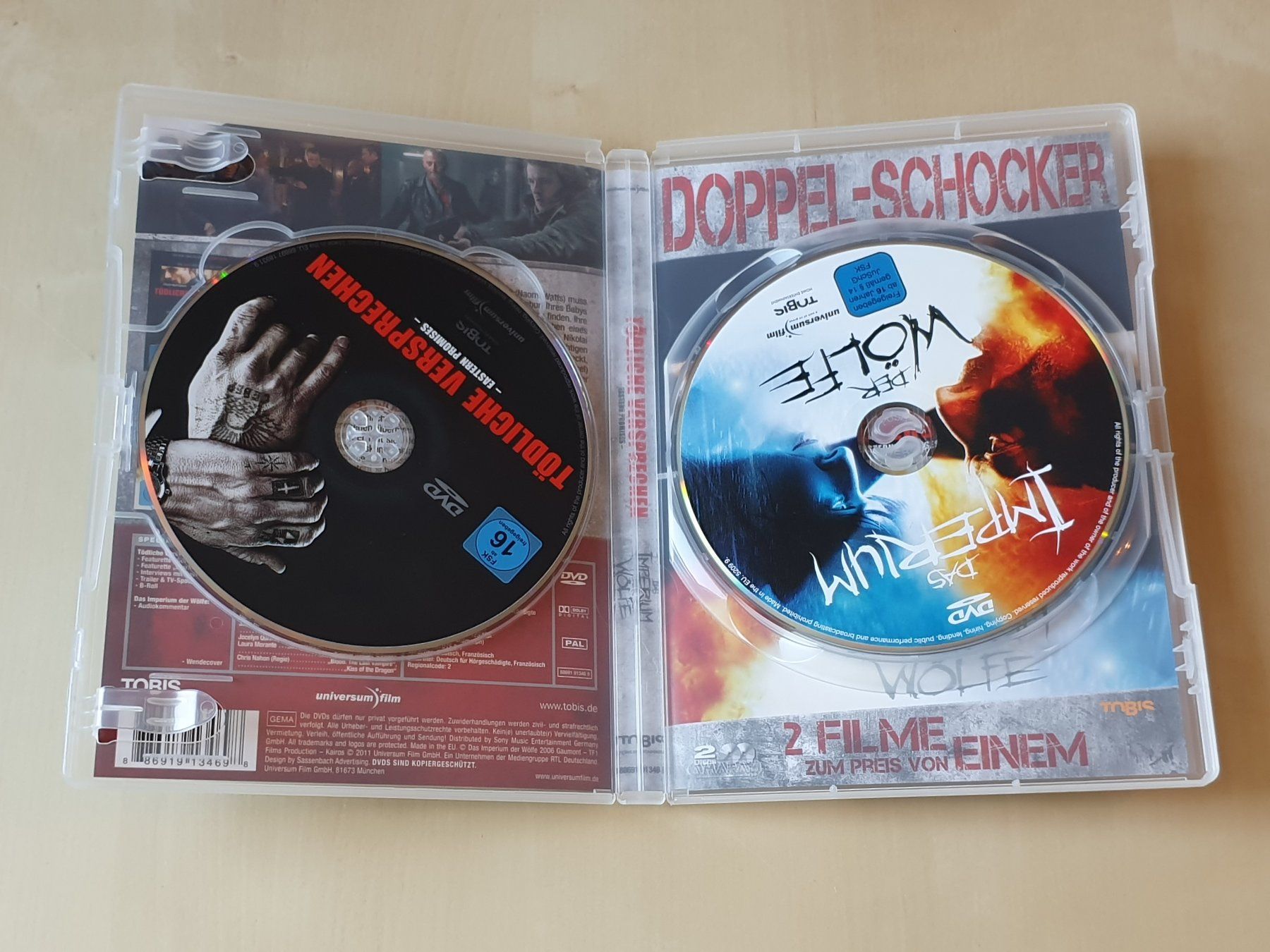 Alle DVDs: Tödliche Versprechen / Imperium der Wölfe – Gebraucht aus Stansstad von collectorsshop 2