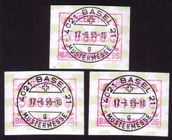 ATM 10_SONDER-ATM BASLER TAUBE__Porto-Satz 60/80/100 ET-VO !