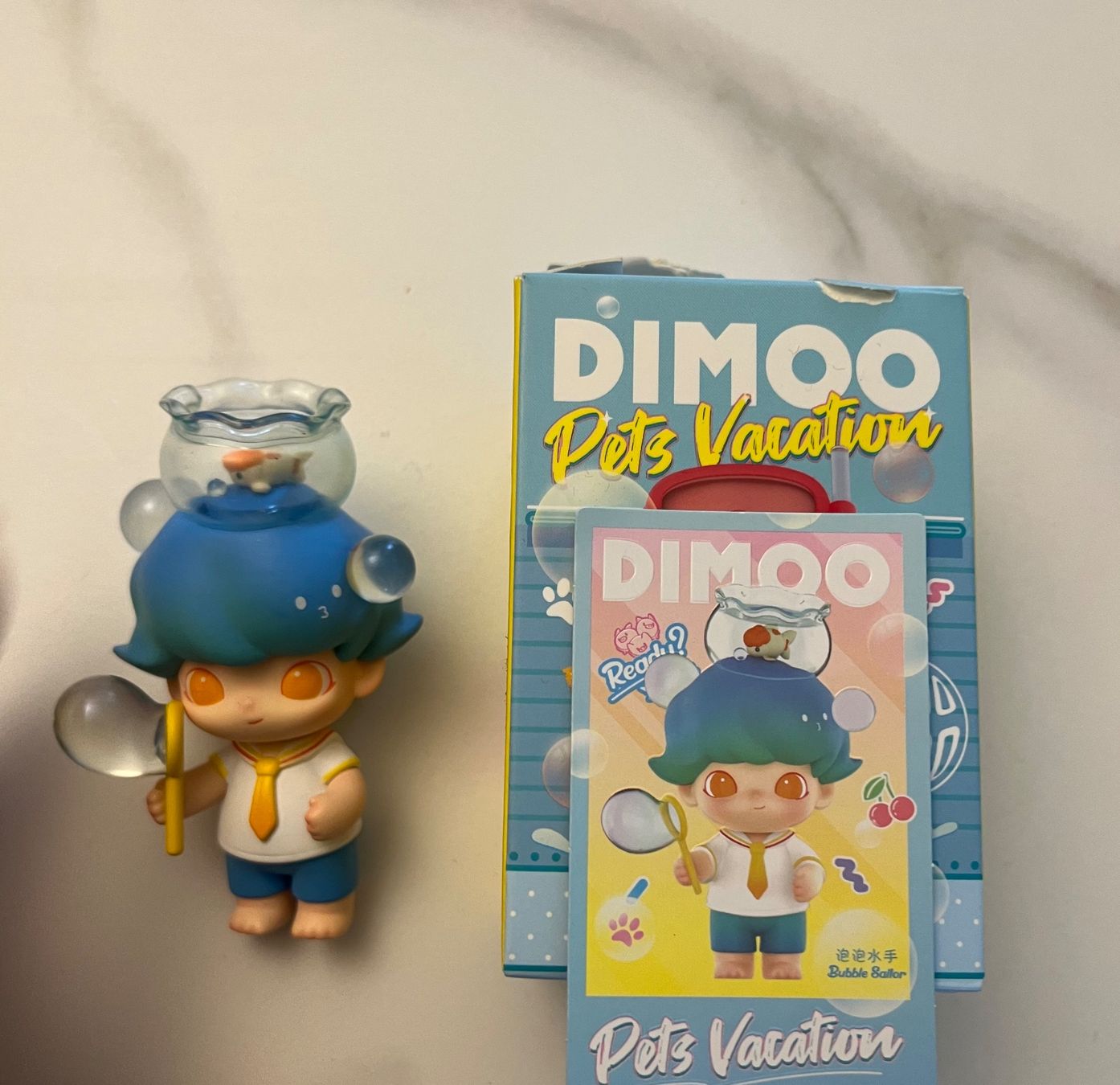Pop Mart Figuren: Dimoo Pets Vacation - Bubble Sailor – Gebraucht aus Bülach von lil_ygj2