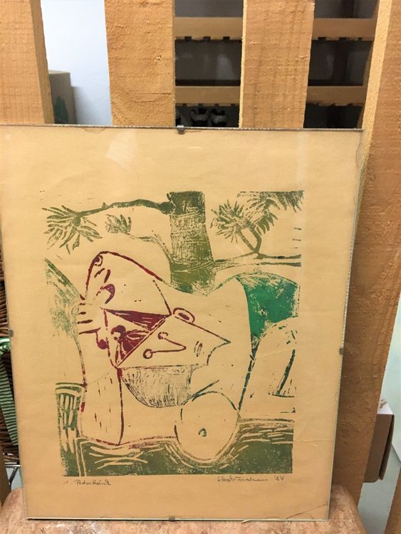 Interesante Bild Signier & Datiert mit Bleischtift (Gebraucht) in ...