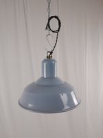 Vintage Lampe Hängeleuchte Hängelampe grau