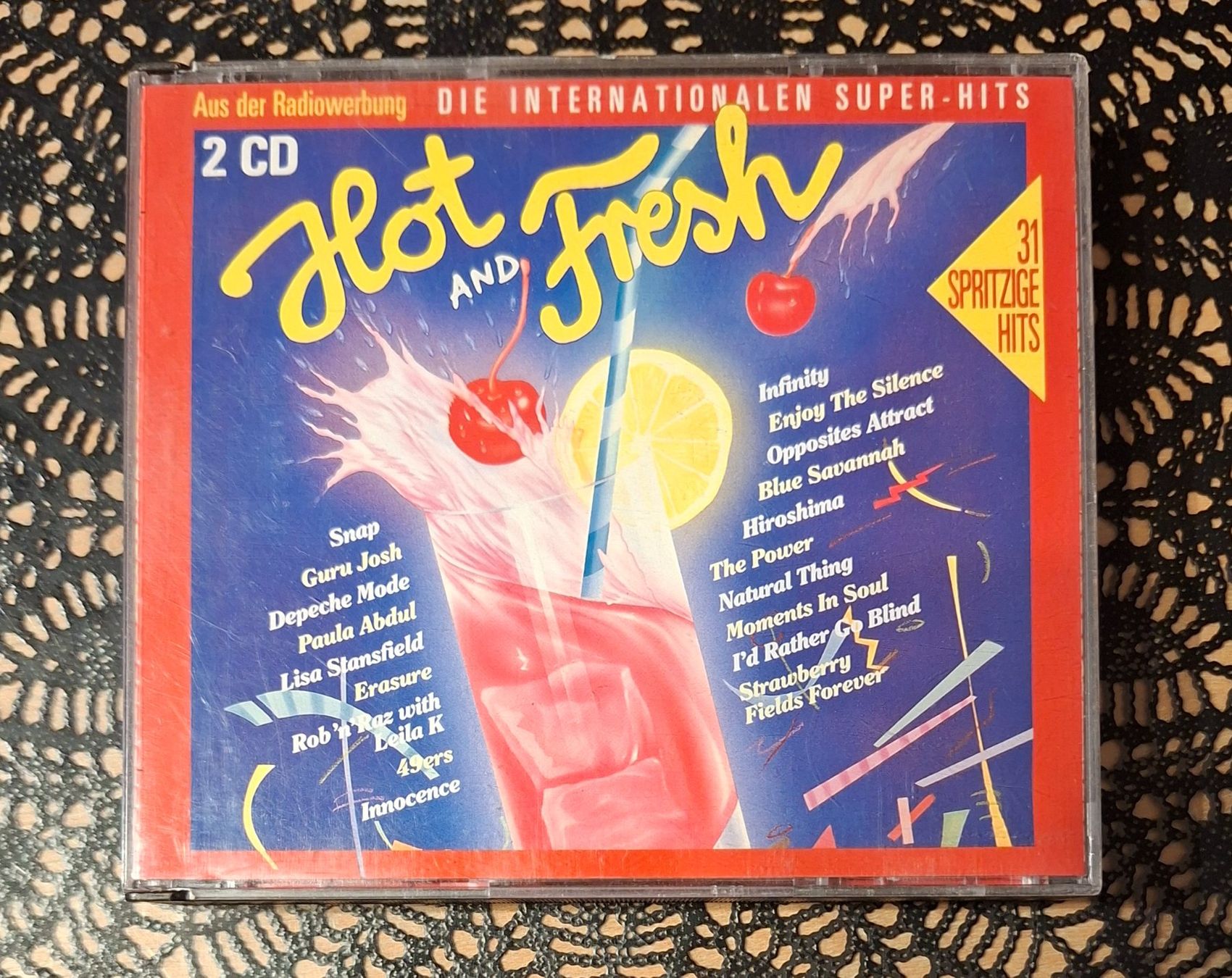 CD: Hot And Fresh Vol.3, DE 2CD Hit Compilation Sampler 1990 – Usato da Schönenberg TG venduto da Gregolino76