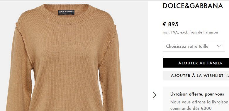 Dolce & Gabbana Maglioni & Felpe: Kleid / langer Pullover Dolce & Gabbana robe/pull long .36 – Usato da Collonges venduto da Auganien 8