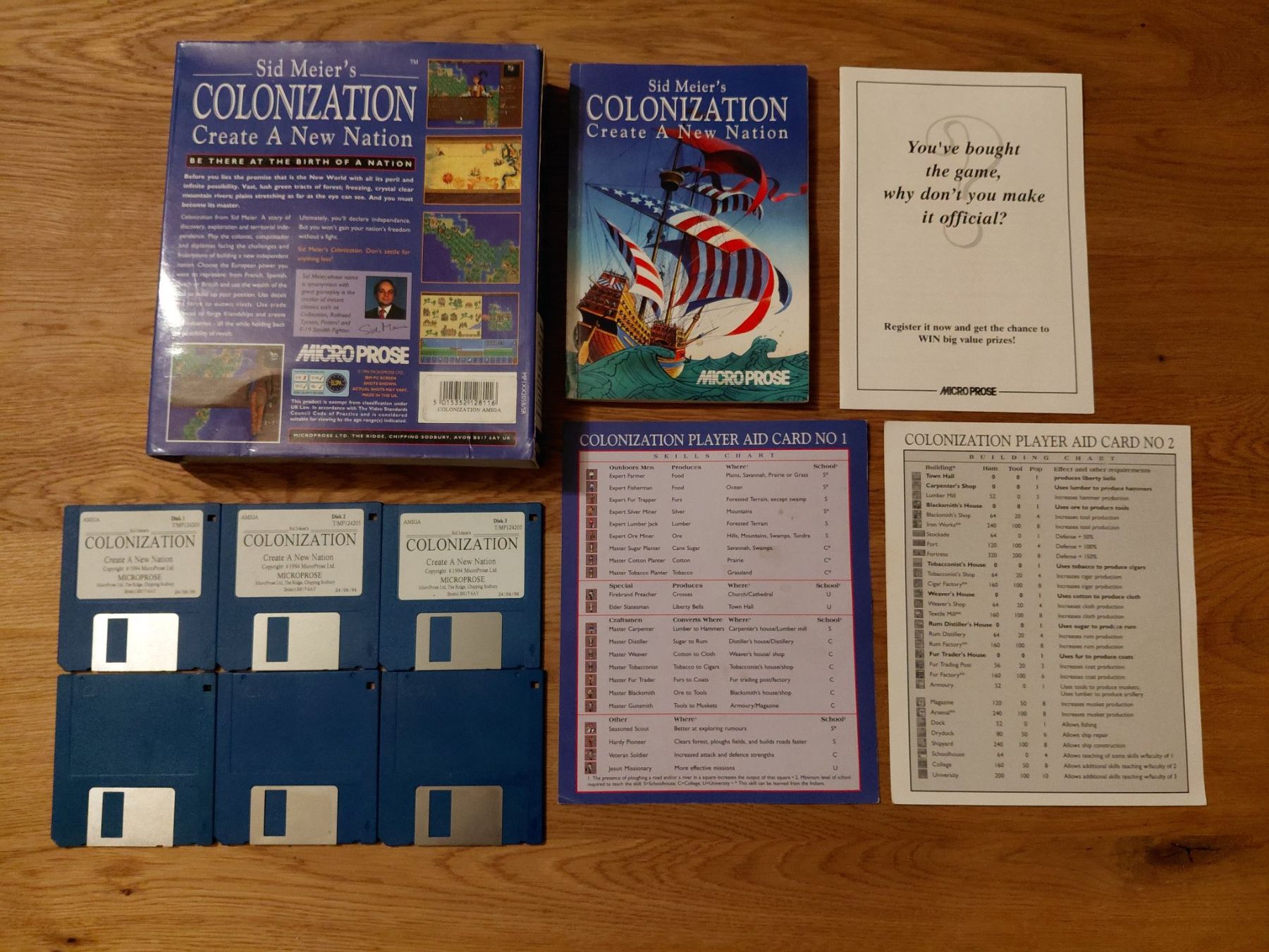 Commodore PCs: Amiga Spiel Colonization – D'occasion à Beringen par Beringen75 1