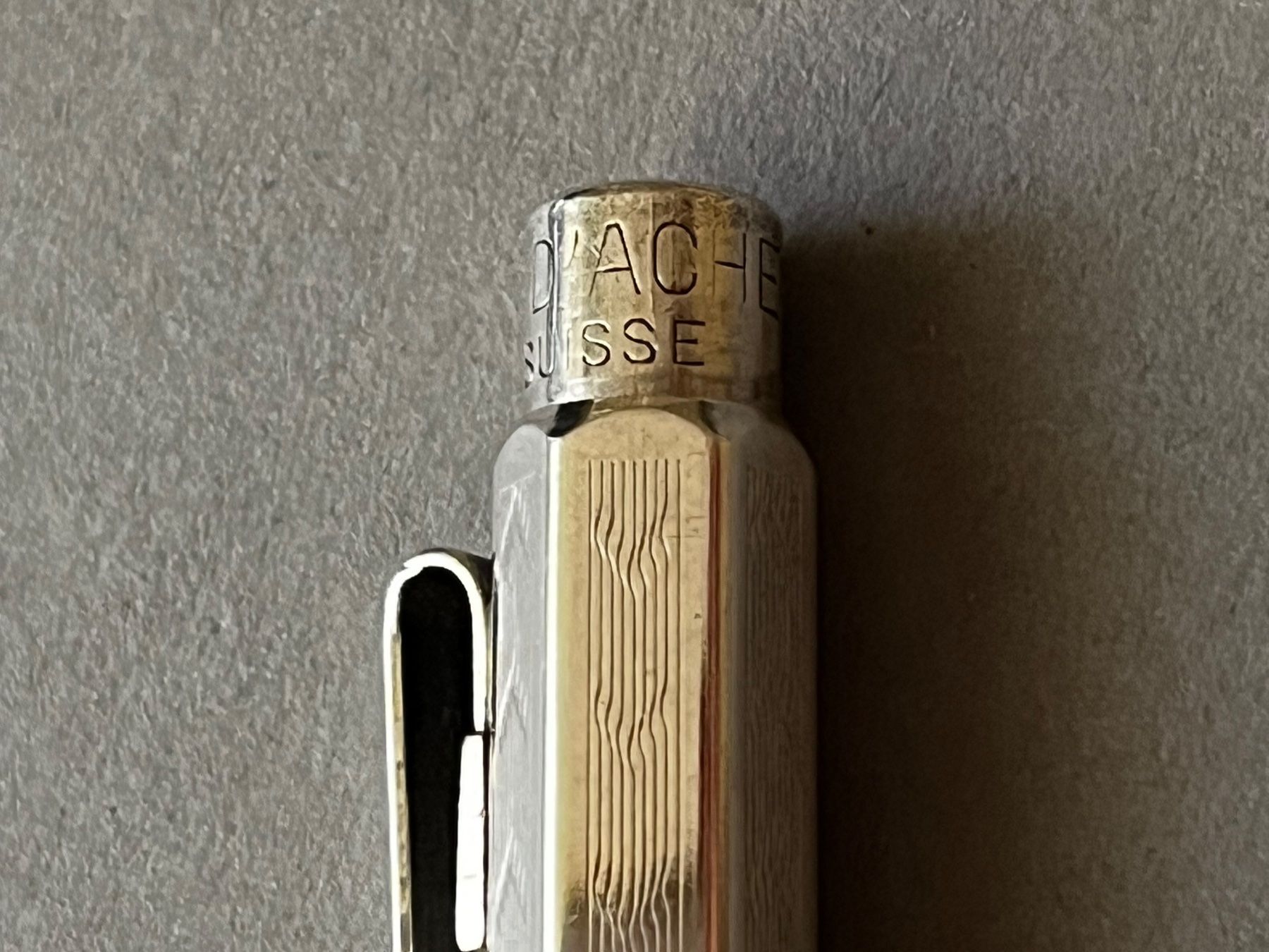 Caran D'Ache Stifte & Marker: Caran d’Ache Ecridor Schreiber Chevron versilbert ca – Gebraucht aus Zürich von FV.vintage 4