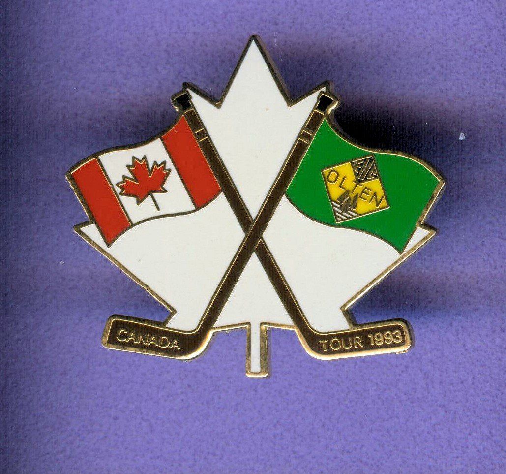 Placchette & Badge: EHC CANADA  EHC OLTEN  1993 – Usato da Winterthur venduto da Sammleroase