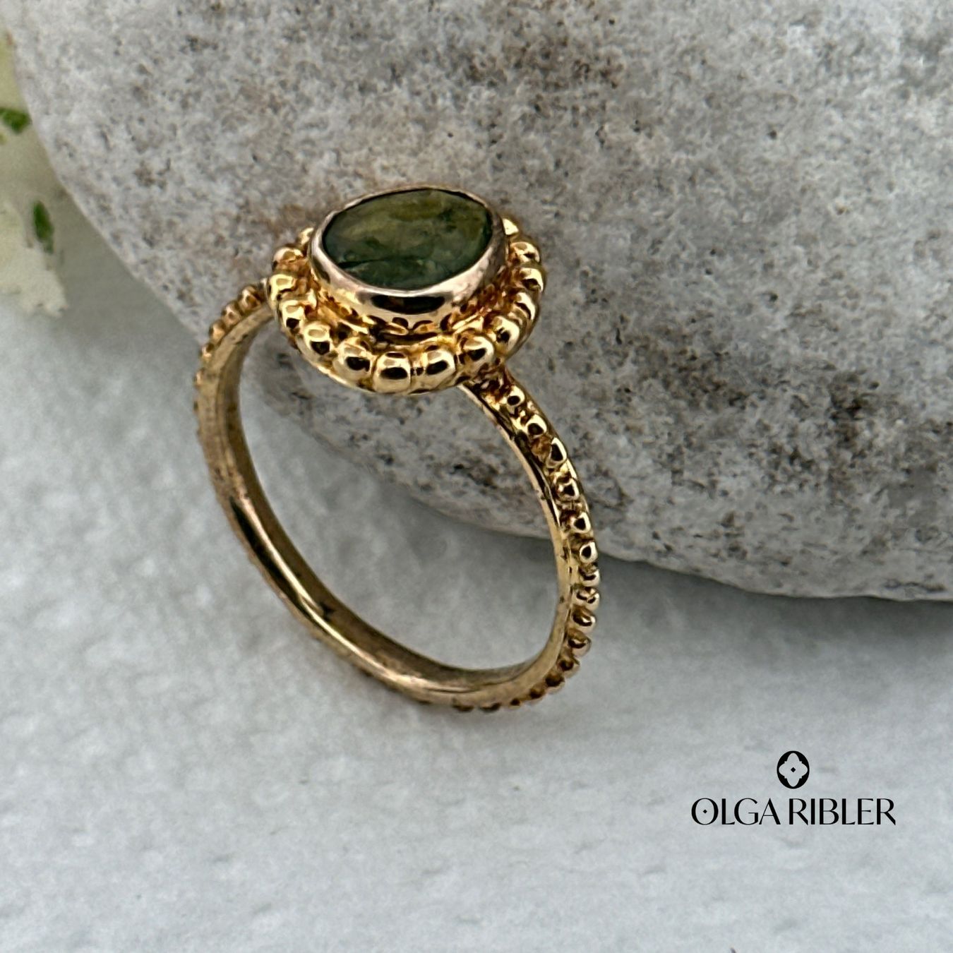 Olga Ribler Anelli: Unikate Turmalin Ring  -  Sterling Silber 925 – Nuovo (secondo la descrizione) da Luzern venduto da Schmuckoutlet 6