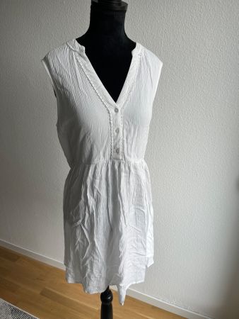 Weißes Sommerkleid Gr. S Vero Moda Spitzendetails Baumwolle