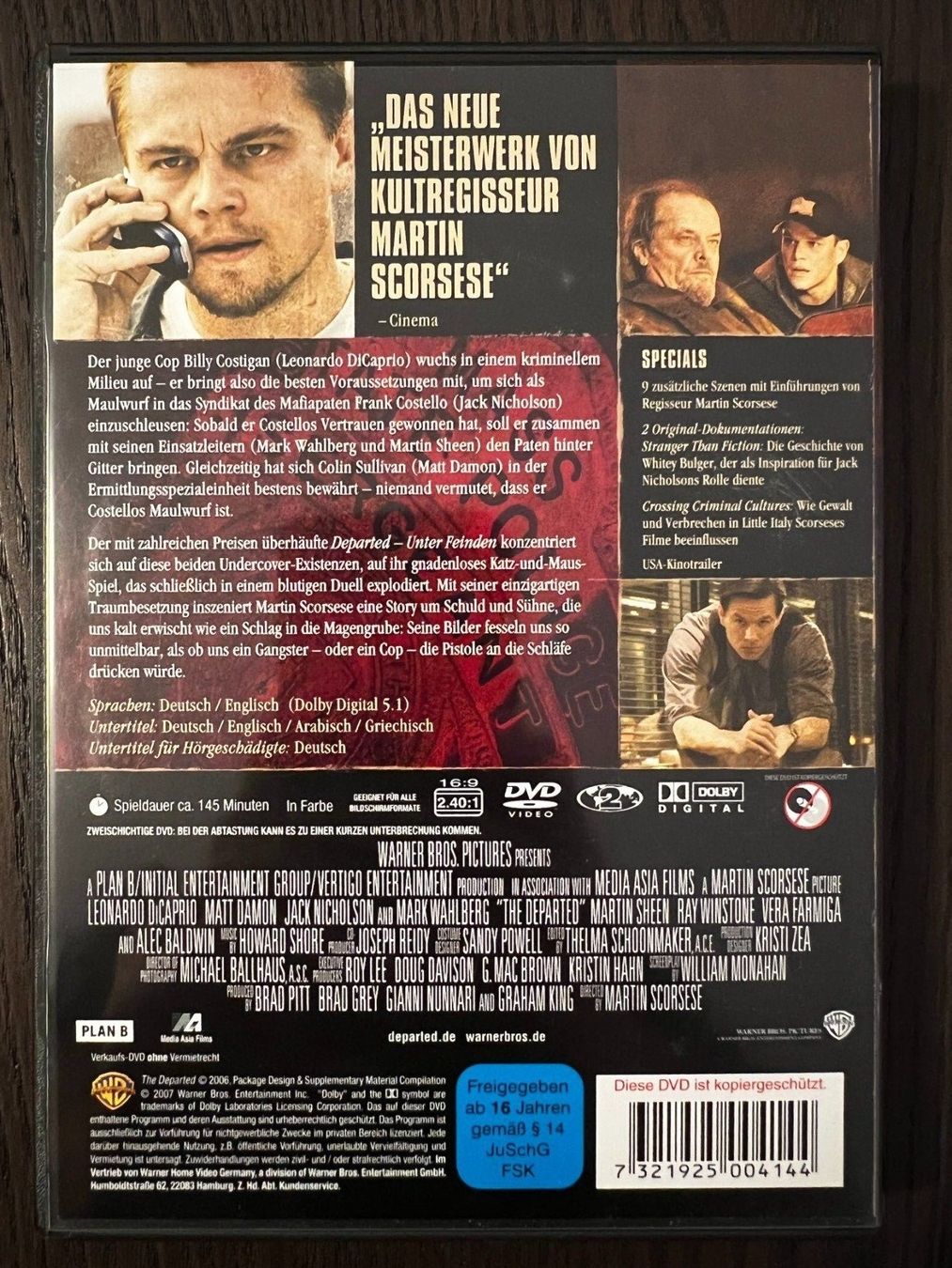 Tutti i DVDs: Departed unter Feinden – Usato da Zürich venduto da FilmFreunde 1