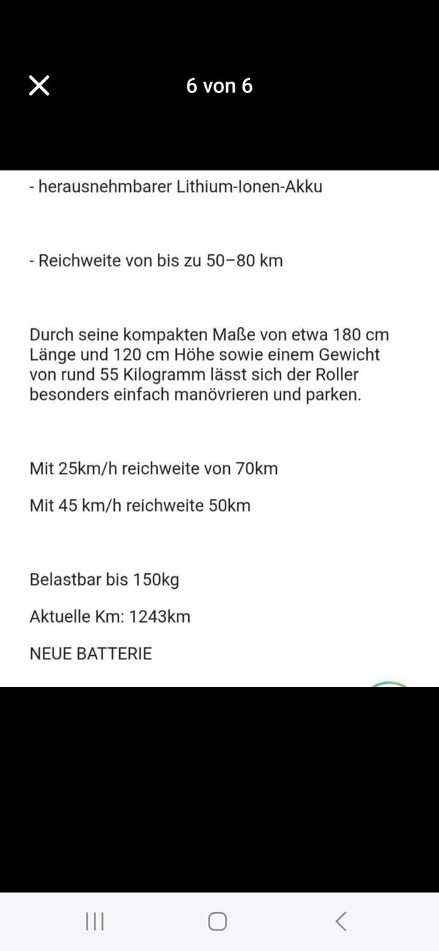 Scooters: Elektroroller weiss – Neu (gemäss Beschreibung) aus Oberrohrdorf von nev_8wzx 5