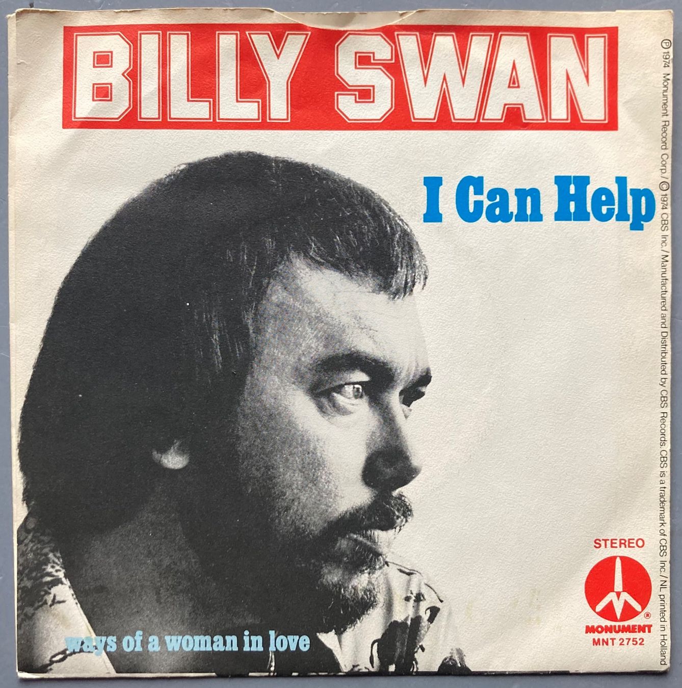 Dischi in vinile: BILLY SWAN - I CAN HELP – Usato da Poliez-Pittet venduto da Newtown-Records 1