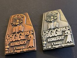 Basler Fasnachtsplakette Läggerli Hagger 2 Guggekonzärt 1986