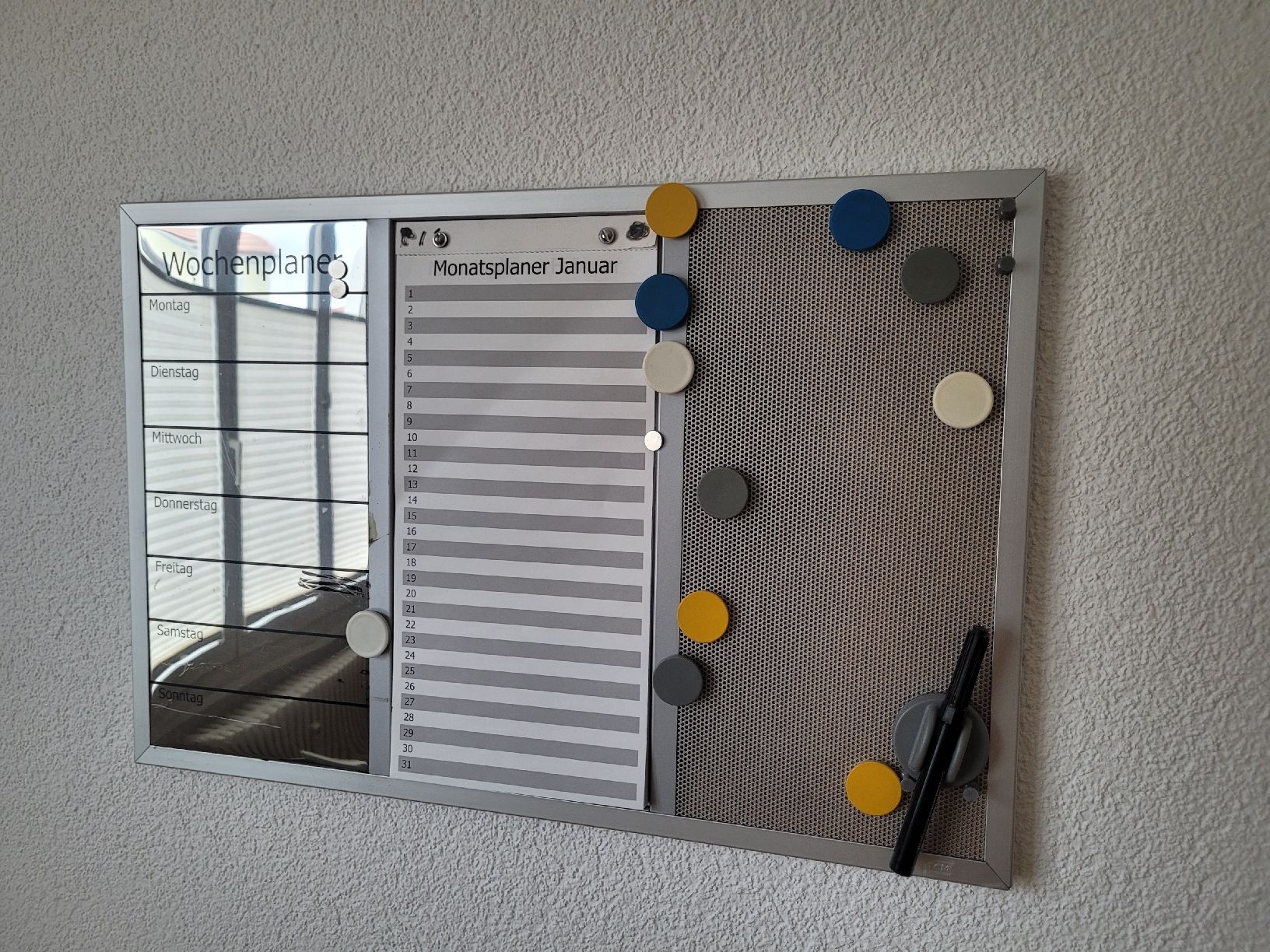 Lavagne: Wochenplaner und Monatsplaner magnetisch gebraucht – Usato da Bern venduto da benjamin3014