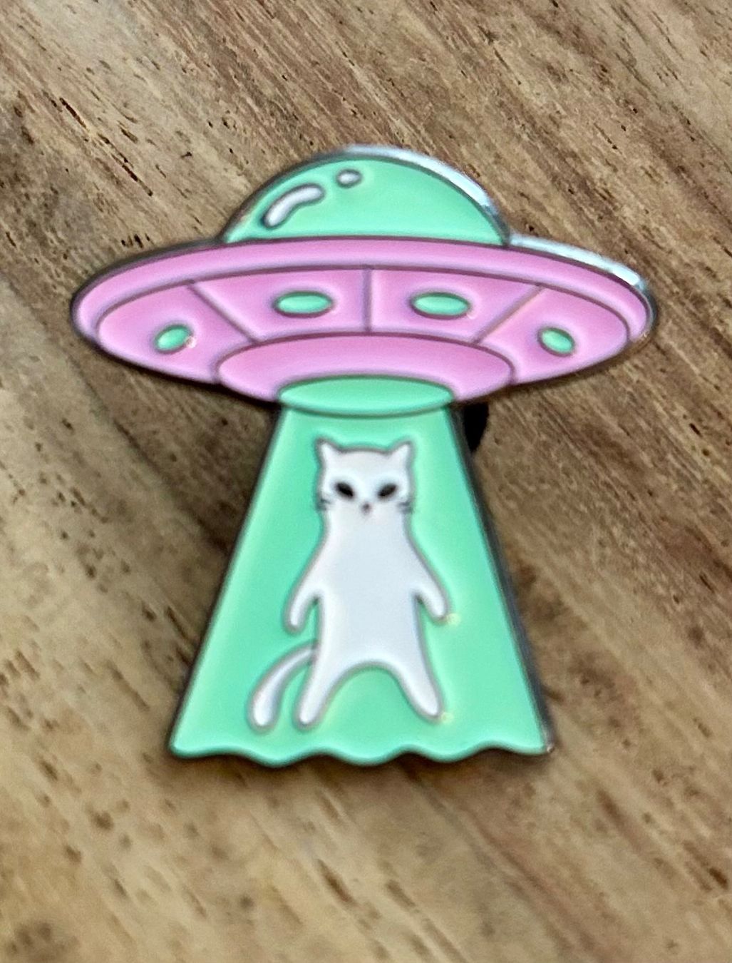 Placchette & Badge: Pin Katze Ufo – Nuovo e nell'imballaggio originale da Geneve venduto da vane267