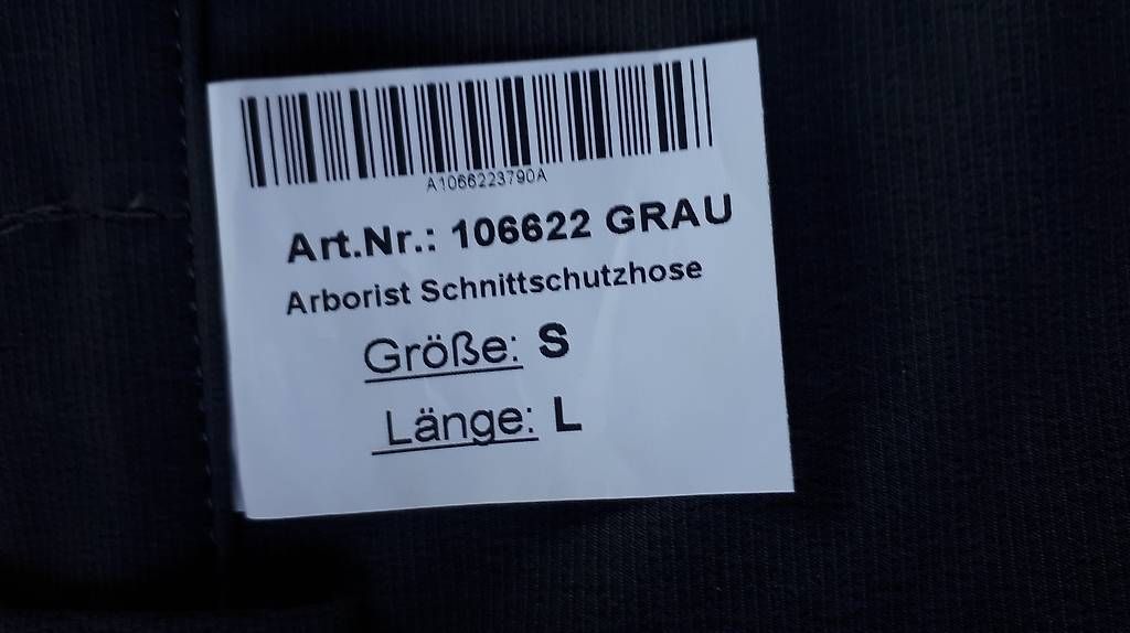 Pantaloni: Pfanner Arborist Schnittschutzhose – Usato da Madiswil venduto da Kwon02 2
