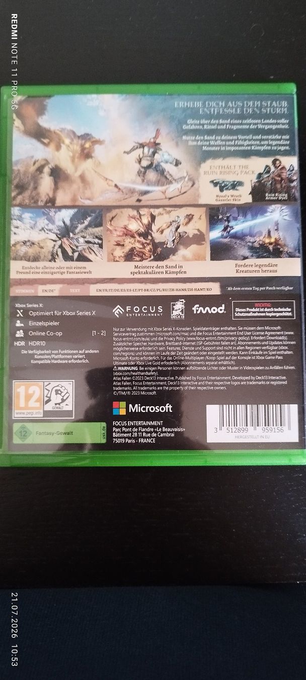 Microsoft Giochi: Atlas Fallen – Usato da Winterthur venduto da prisonmalteser 1