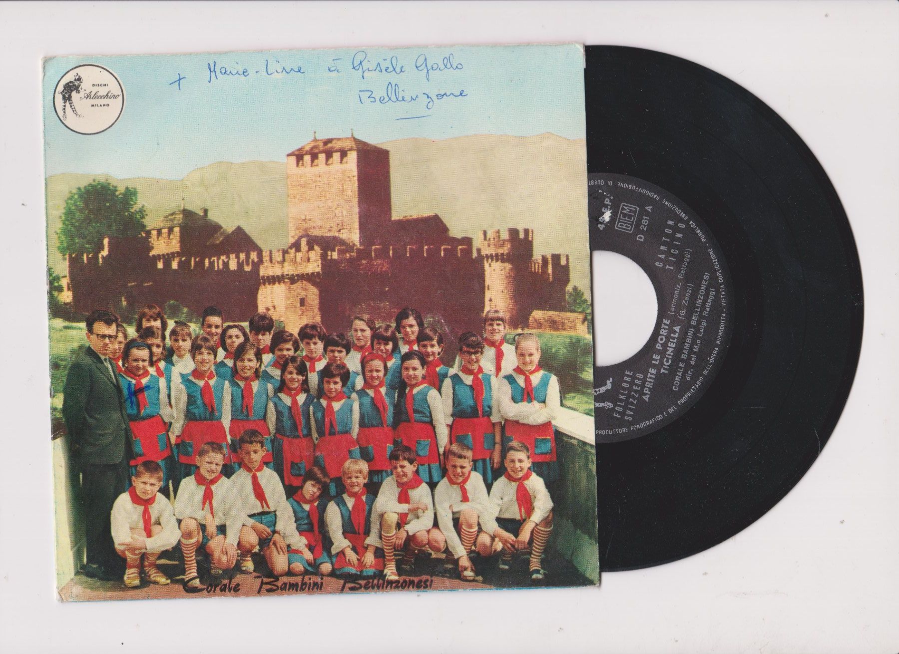 Dischi in vinile: Disque 45 tours Corale Bambini Bellinzona – Usato da Bex venduto da Canouille 2