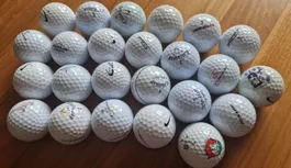 Golfbälle mit Erfahrung (in gut spielbarem Zustand)