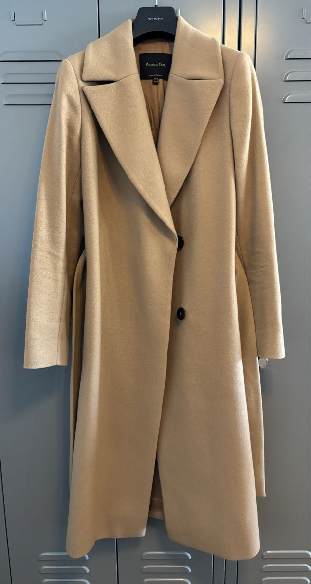 Massimo Dutti Cappotti: Massimo Dutti Wollmantel Gr. 34 camel – Nuovo (secondo la descrizione) da Bottighofen venduto da lwa_11686 1