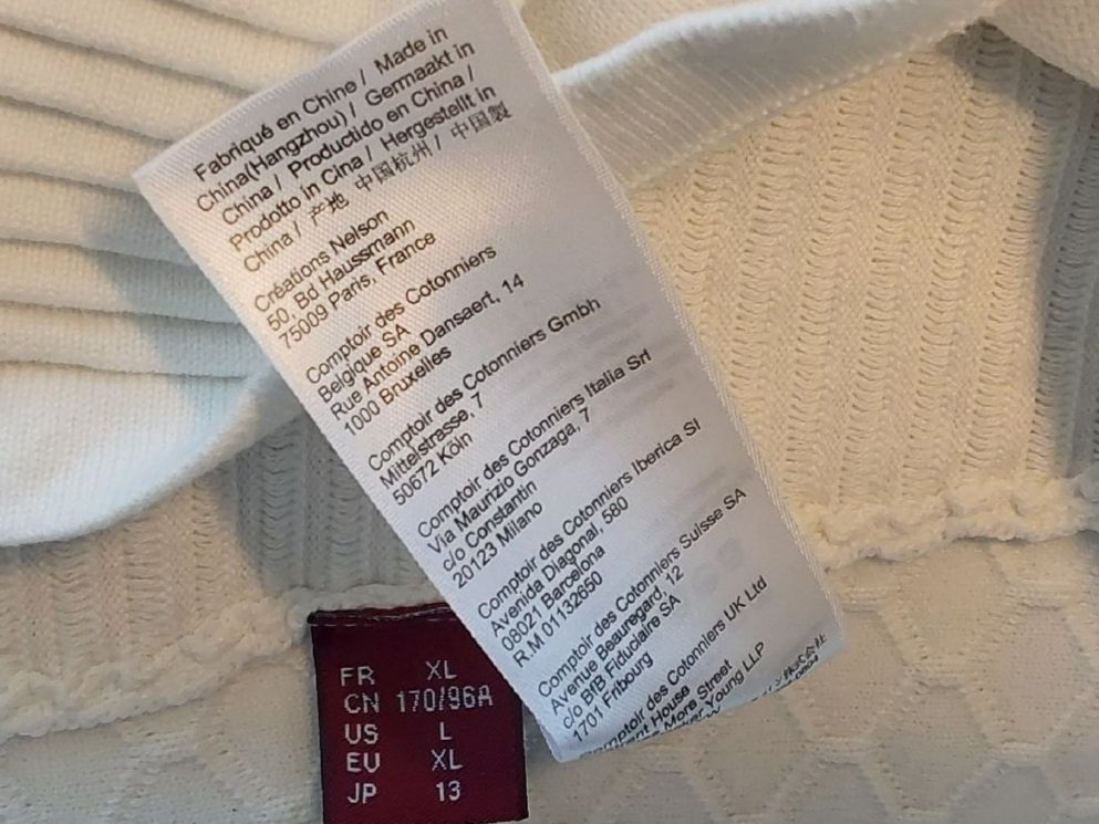 Comptoir des Cotonniers Maglioni & Felpe: Pullover Baumwolle Comptoir des Cotonniers XL weiss – Nuovo (secondo la descrizione) da Köniz venduto da scopello12 7