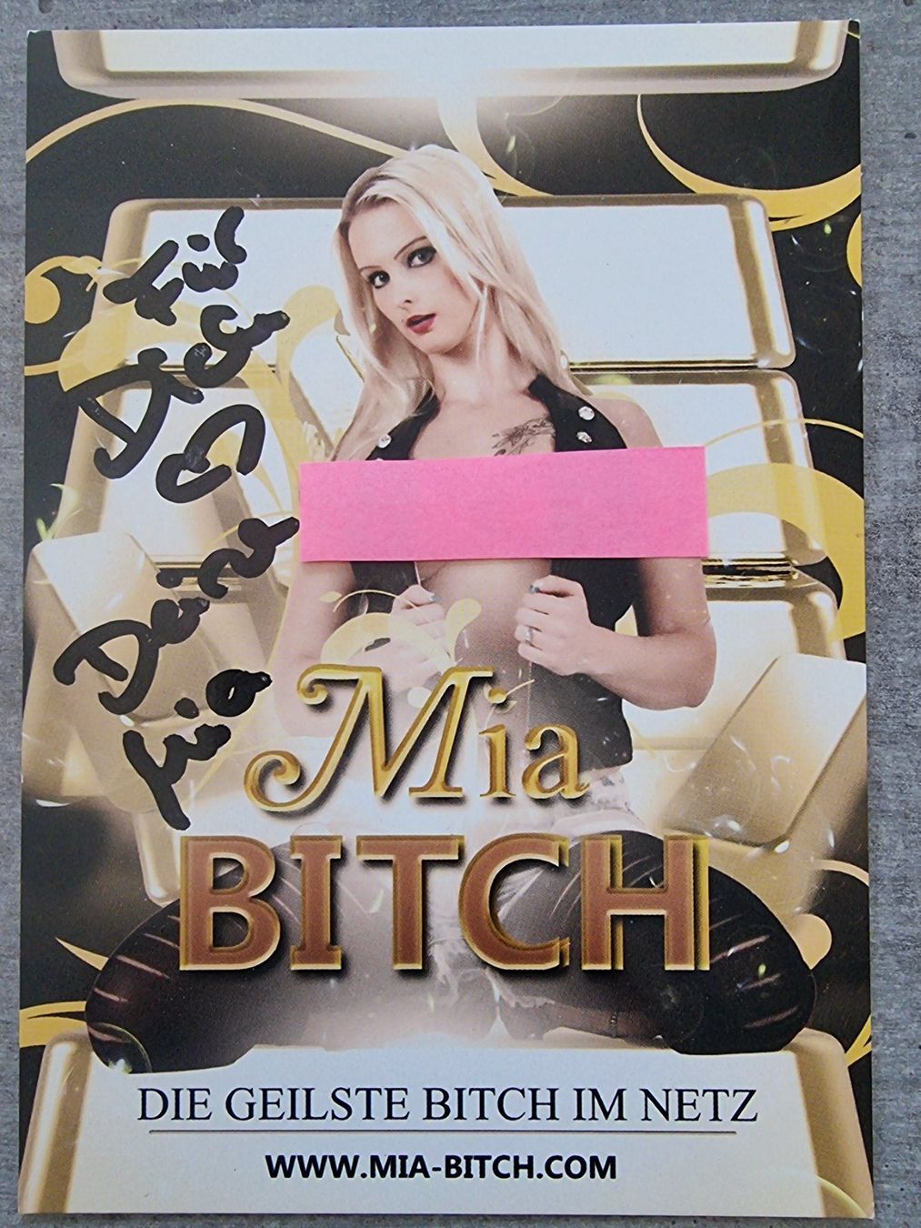 Autografi: Autogrammkarte Mia Bitch Originalunterschrift – Nuovo (secondo la descrizione) da Eglisau venduto da 20788