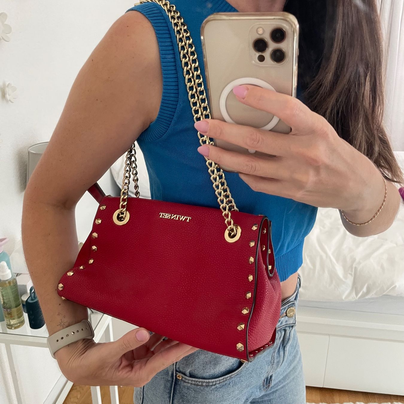 Twinset Borse da donna: Rote Handtasche Twinset Milano – Usato da Utzenstorf venduto da beatrice.ch 4