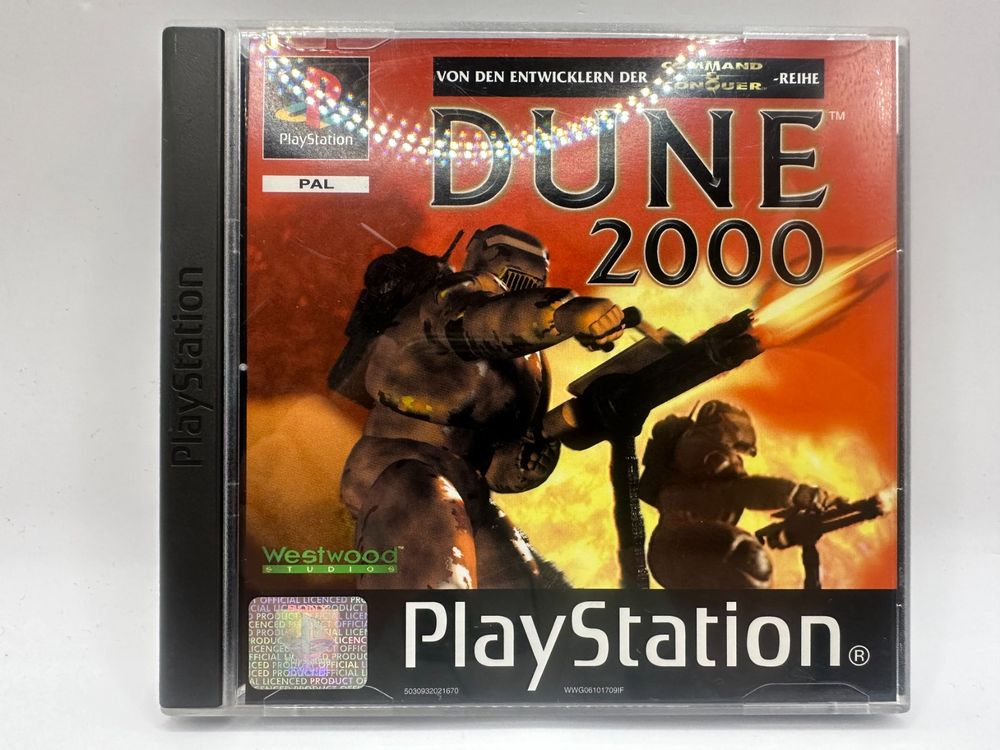 Dune 2000 Sur PlayStation 1 - PAL Français - Bon état, Jeu Sans Notice