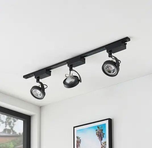 Lampade: 1-Phasen-LED-Strahler Rick in Schwarz – Nuovo e nell'imballaggio originale da Basel venduto da Seifehuesli 1